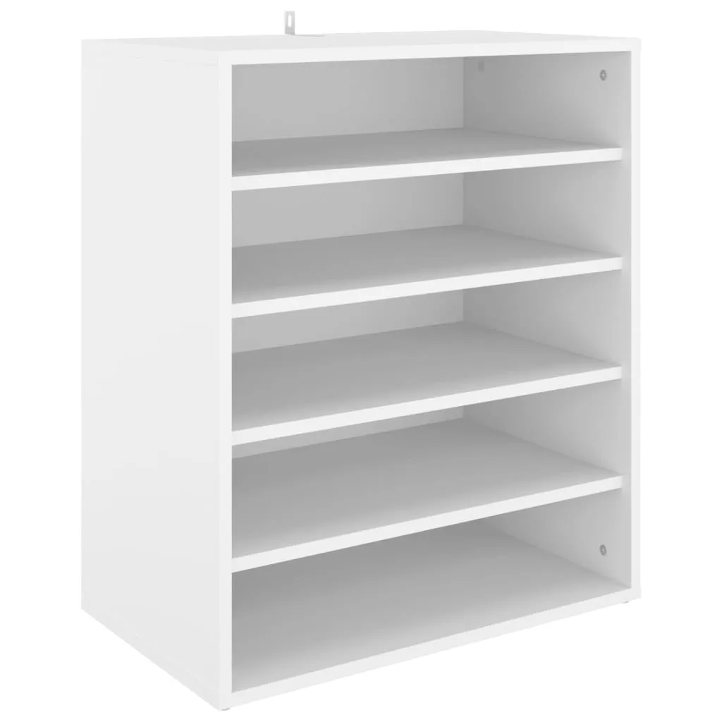 Shoe Cabinet White 60x35x70 cm Chipboard