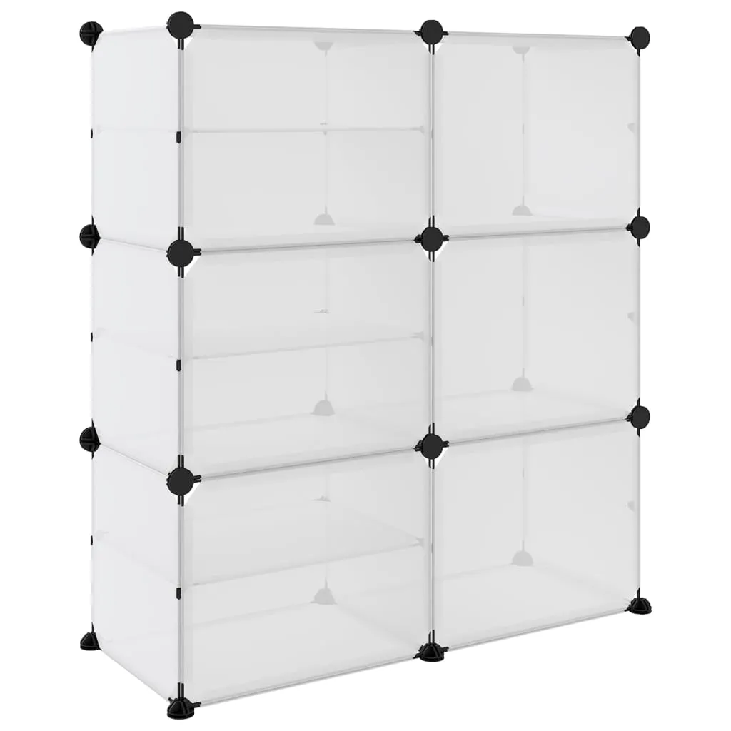 Shoe Rack Transparent 84x31.5x93 cm PP