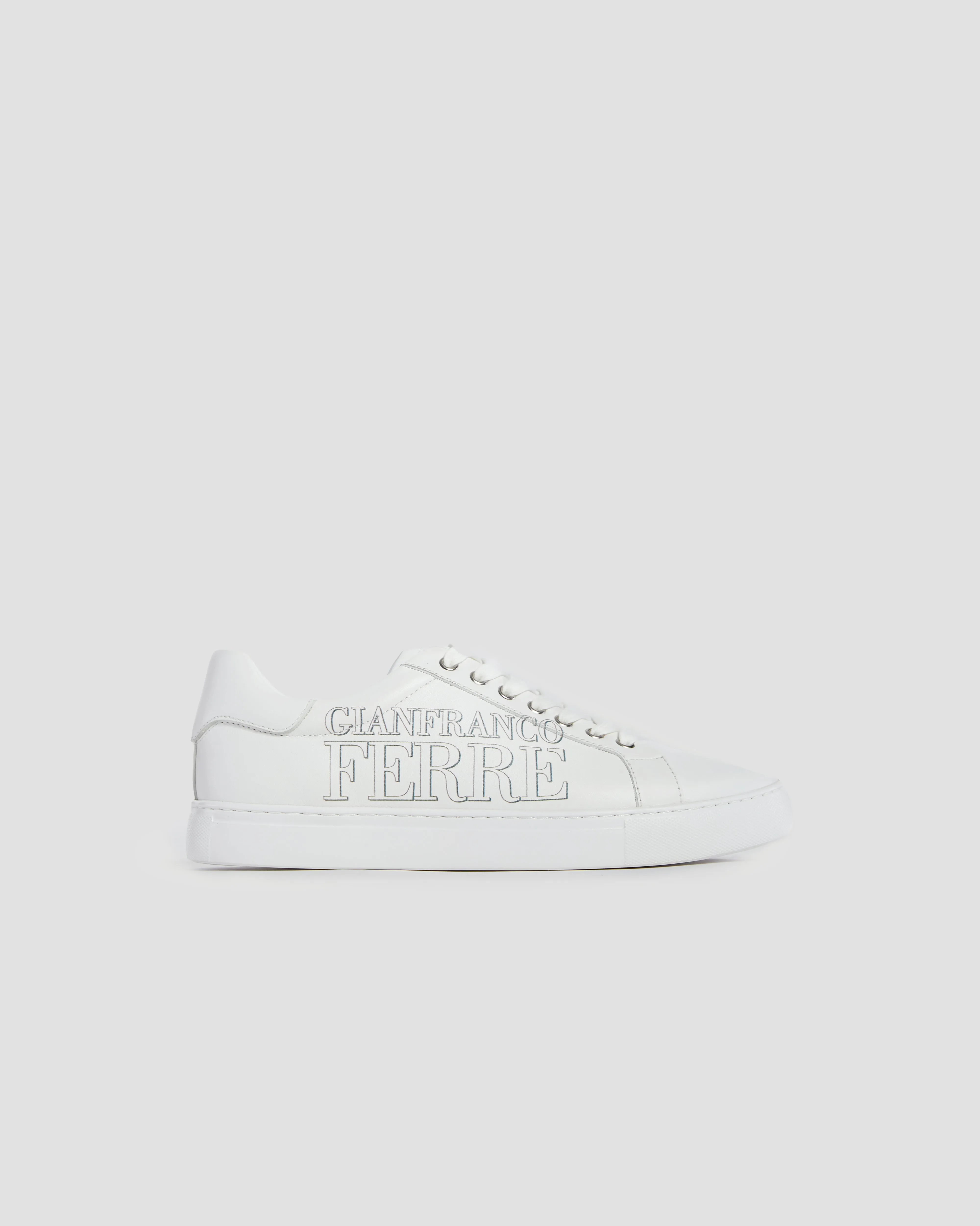 Side Brand Print Sneakers