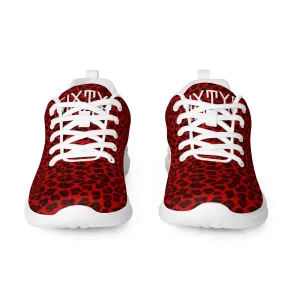 Sixty Eight 93 Logo White Cheetah Red Women’s Athletic Shoes