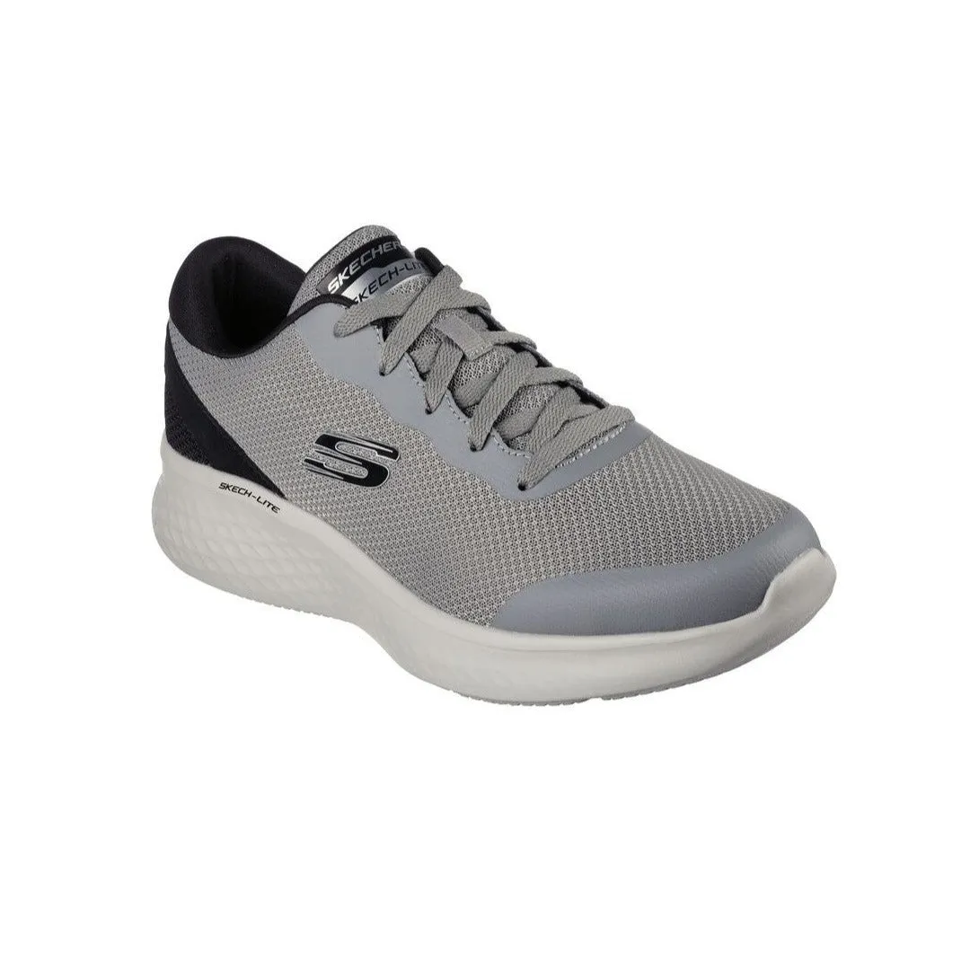 Skechers scarpa sportiva da walking da uomo Skech-Lite Pro Clear Rush 232591/GYBK grigio-nero