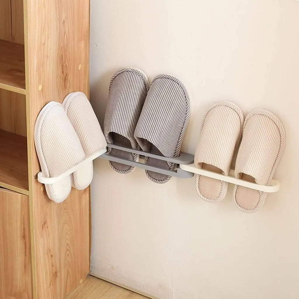 SlipSlippers - Self Adhesive Foldable Slipper Organizer Rack