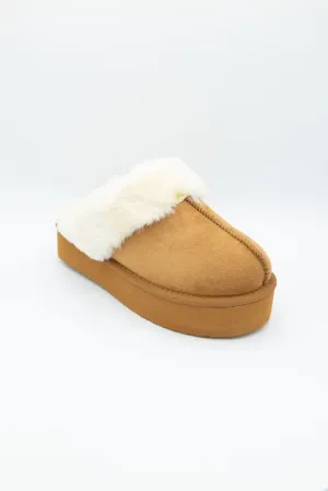 Soda Darwin Platform Slipper for Women in Tan | DARWIN-M TAN