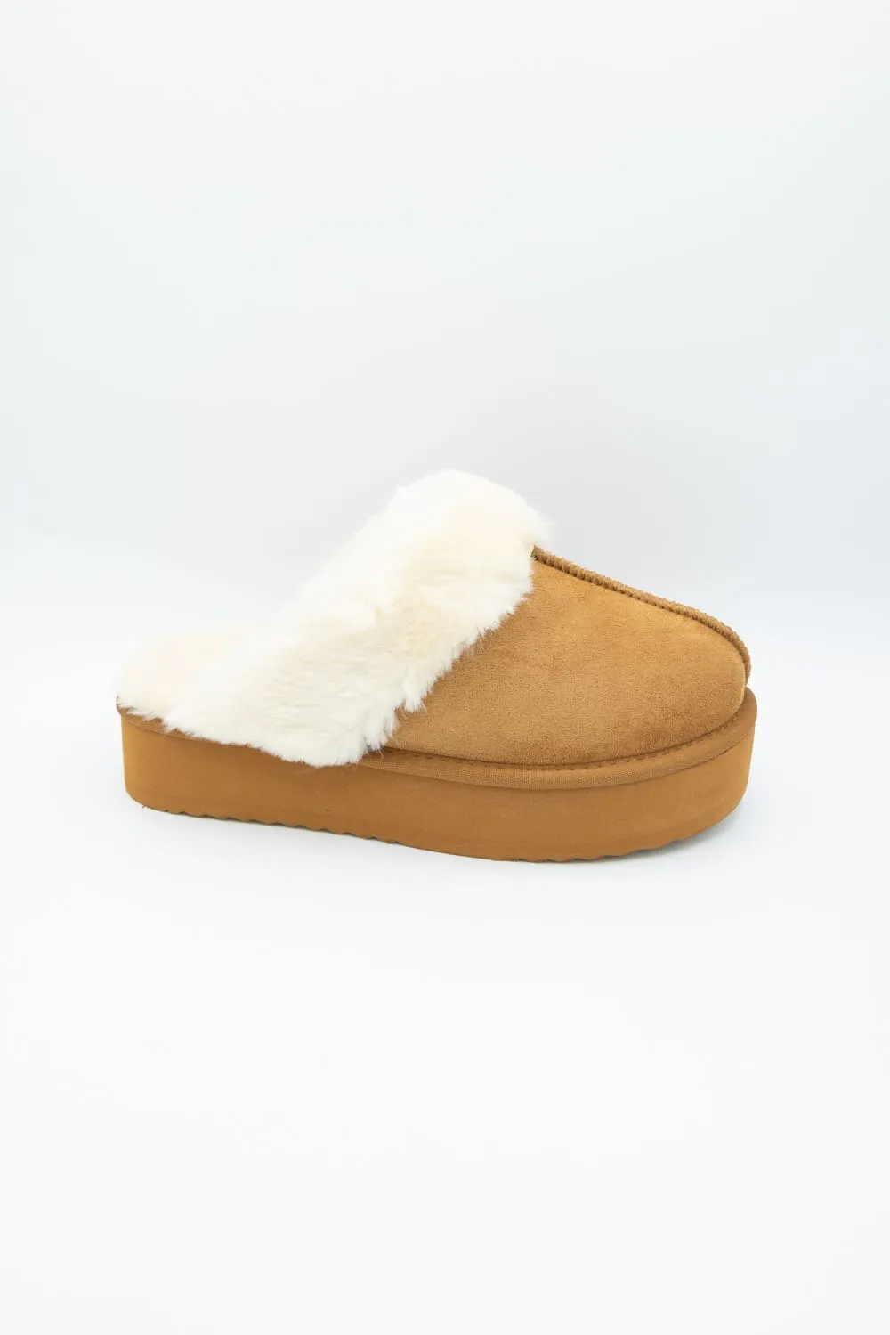 Soda Darwin Platform Slipper for Women in Tan | DARWIN-M TAN