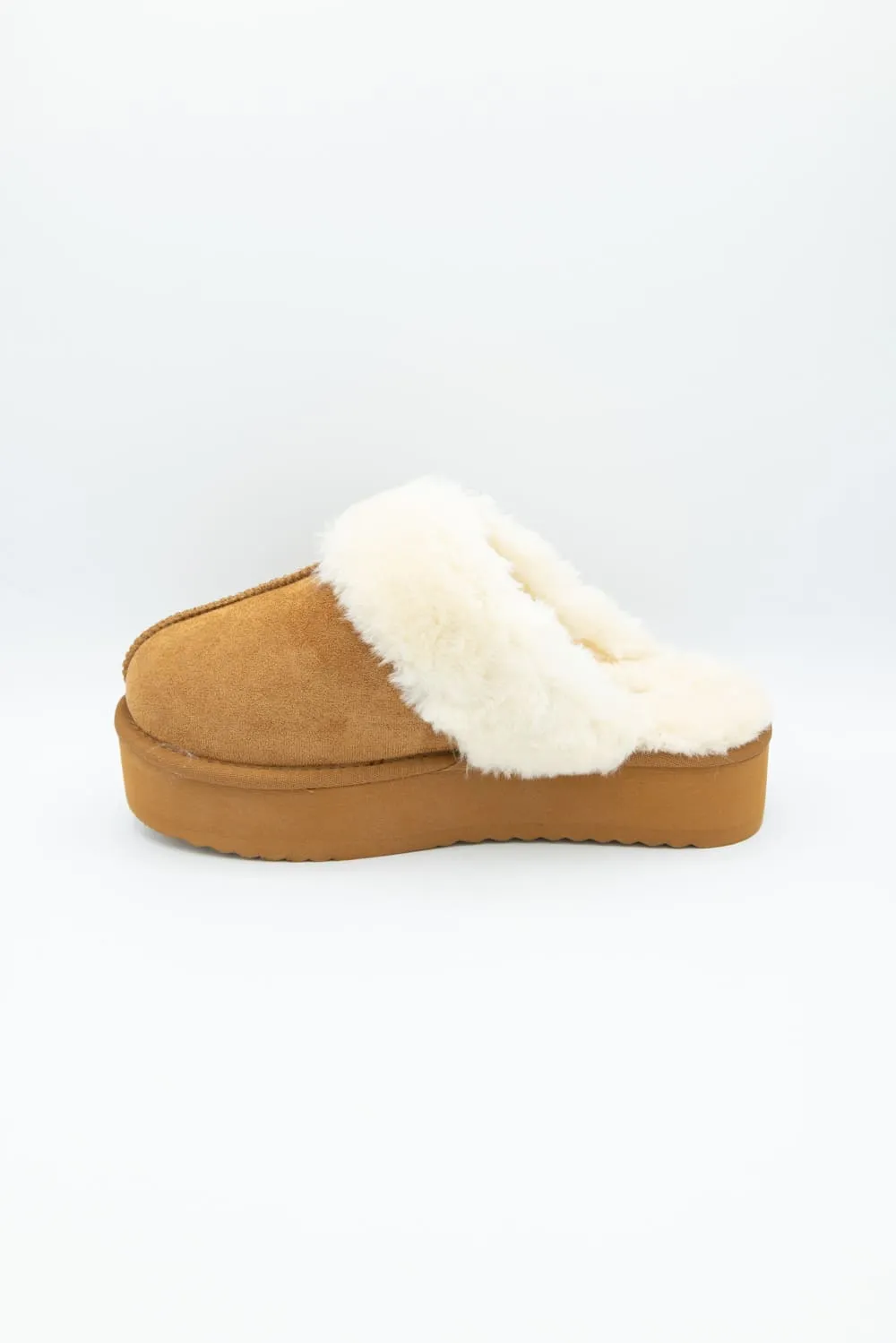 Soda Darwin Platform Slipper for Women in Tan | DARWIN-M TAN