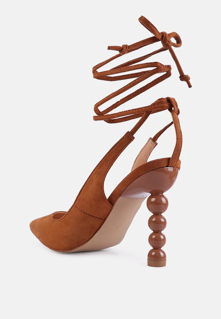 Spiced Night Fantasy Heel Lace-Up Sandals