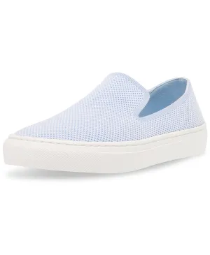 Steven By Steve Madden Blue Multi Knit Slip On Loafer Tennis Sneakers