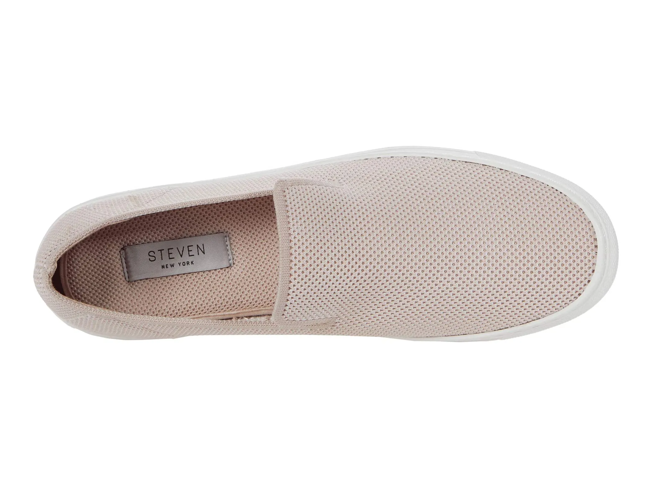 Steven By Steve Madden Blush Nude Multi Slip On Loafer Tennis Sneakers