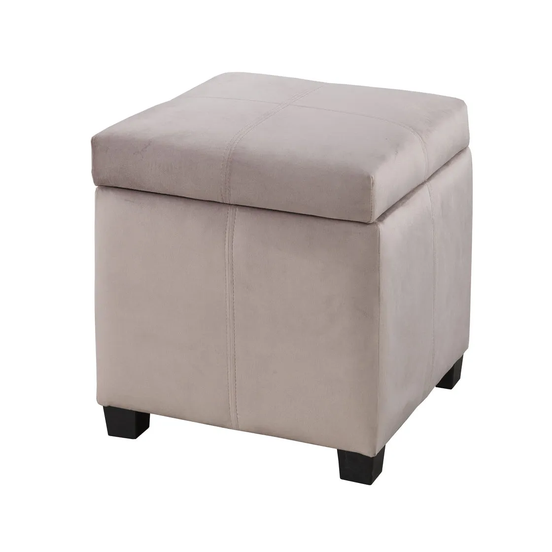 Storage Ottoman - Salmon