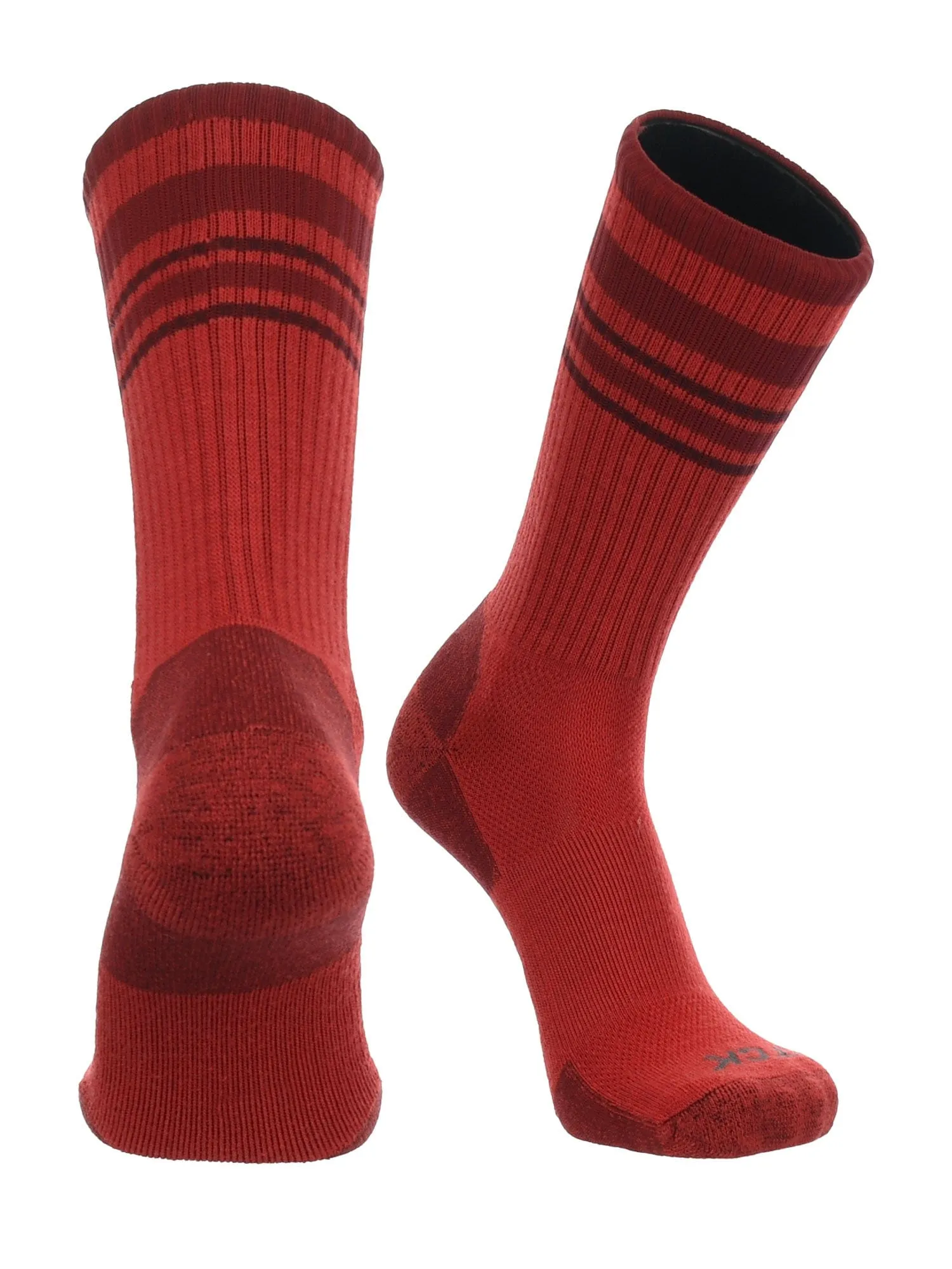 Striped Merino Wool Hiking Socks For Men & Women