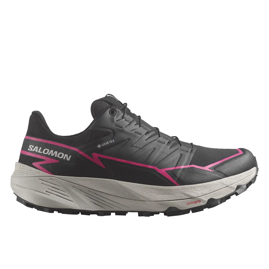 THUNDERCROSS GTX W Women Trail Running Shoes Black / Black / Pink Glo