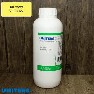 UNITERS BASE COLOUR EDGE PAINT 2000 MATT - 2002 YELLOW - 1KG