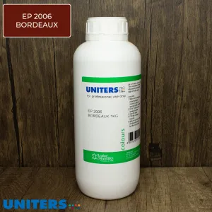 UNITERS BASE COLOUR EDGE PAINT 2000 MATT - 2006 BORDEAUX - 1KG