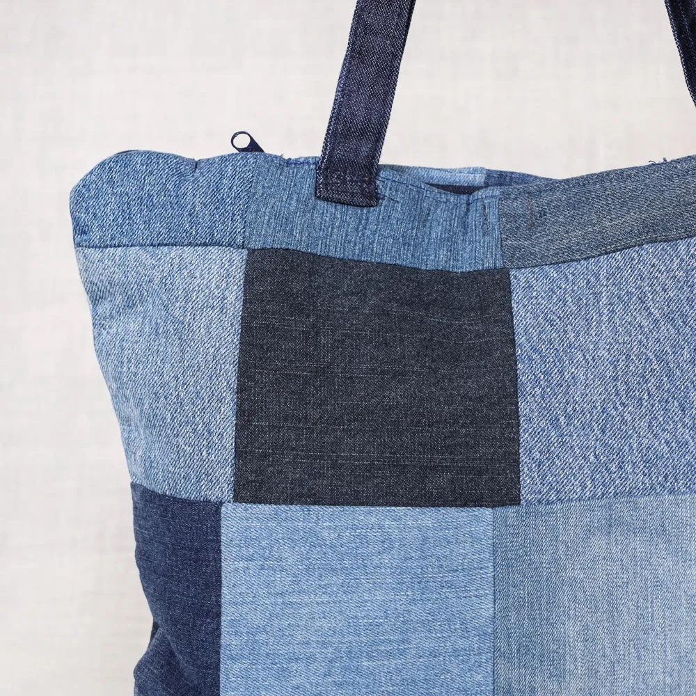 Upcycled Handmade Denim Hand Bag