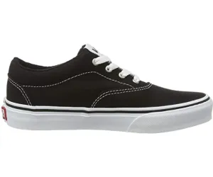 Vans scarpa sneakers da ragazzo in tela Doheny VN0A3MWA1871 nero bianco