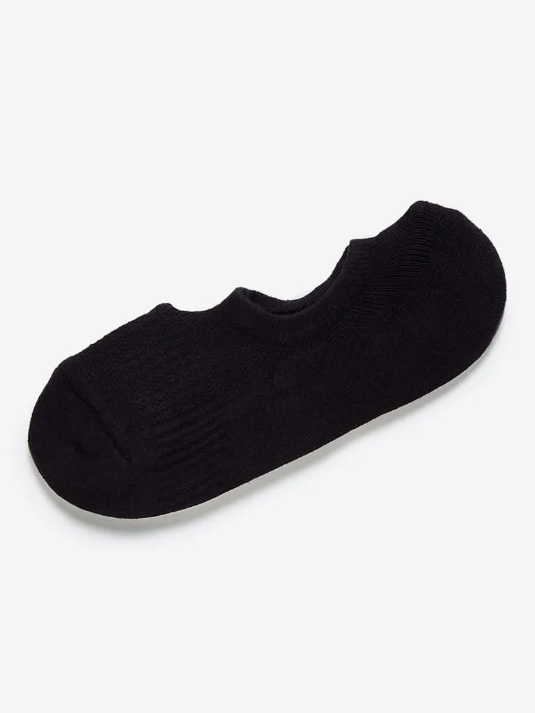 WES Lounge Black Trainer Socks Pack Of Three