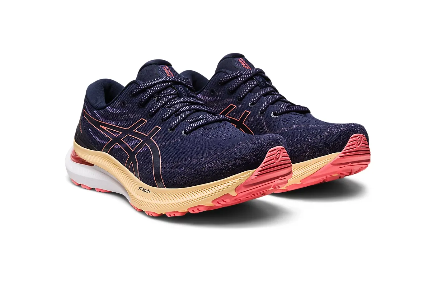 Womens Asics Gel-Kayano 29 Midnight/ Papaya Athletic Running Shoes