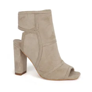 Yoki CARRASON-62 Women's Open Back Shootie Transitional boot