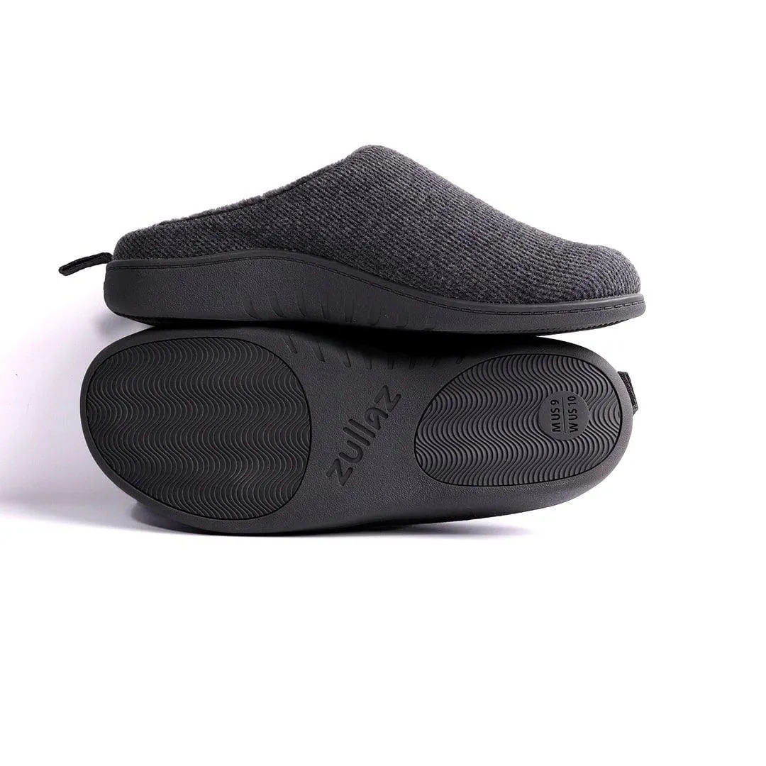 Zullaz Mens Slipper-Grey